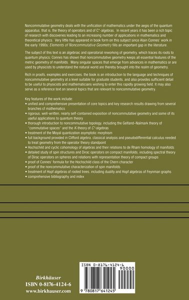 Produktbild: Elements of Noncommutative Geometry