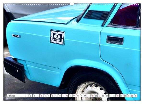Produktbild: LADA-LAND KUBA (Wandkalender 2026 DIN A2 quer), CALVENDO Monatskalender