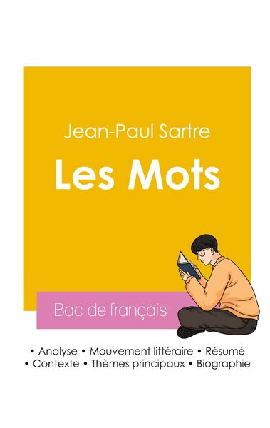 Produktbild: R&eacute;ussir son Bac de fran&ccedil;ais 2026 : Analyse de l'autobiographie Les Mots de Jean-Paul Sartre