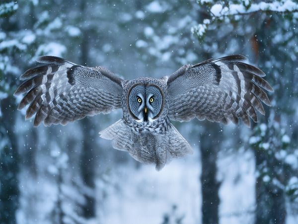 Produktbild: CALVENDO Puzzle Eule, die W&auml;chterin der Nacht | 1000 Teile Lege-Gr&ouml;&szlig;e 64x48cm Foto-Puzzle f&uuml;r gl&uuml;ckliche Stunden