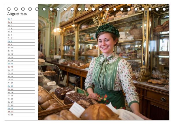 Produktbild: Mit Herz und Hand, Ich bin B&auml;cker (Tischkalender 2026 DIN A5 quer), CALVENDO Monatskalender
