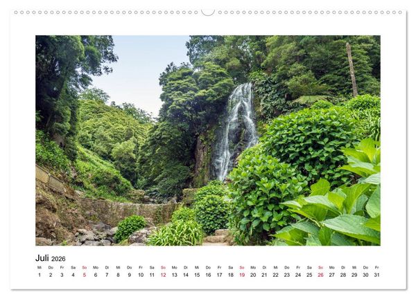 Produktbild: Sao Miguel - Die ganze Vielfalt der Azoren (Wandkalender 2026 DIN A2 quer), CALVENDO Monatskalender