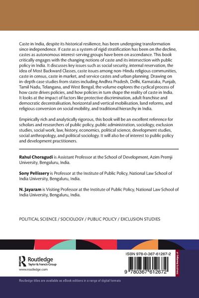 Produktbild: Caste Matters in Public Policy