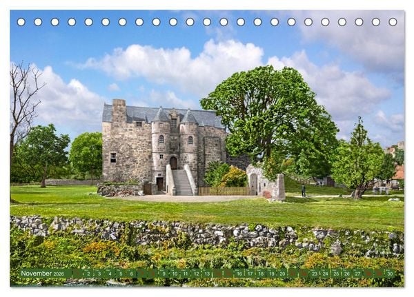 Produktbild: Scotland around 1900 - photos restored and colourised (Desk Calendar 2026 DIN A5 landscape), CALVENDO 12 Month DeskCalendar