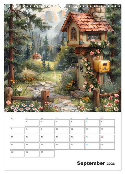 Produktbild: Zeitreise - Der vintage Briekasten Kalender (Wandkalender 2026 DIN A3 hoch), CALVENDO Monatskalender