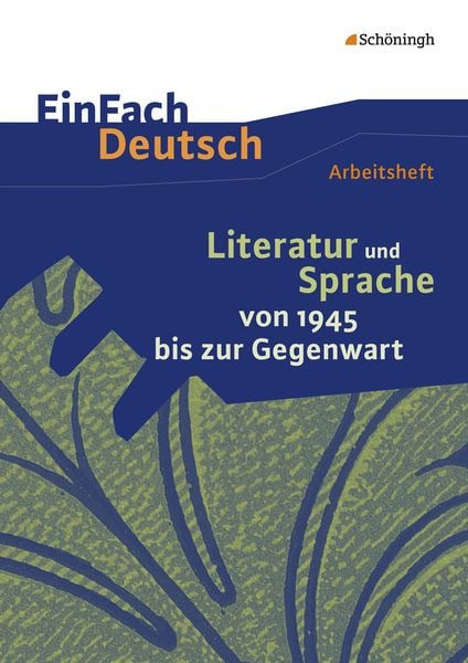 EinFach Deutsch - Unterrichtsmodelle und Arbeitshefte, Taschenbuch von Christine Mersiowsky, Schöningh Verlag in Westermann Bildungsmedien,