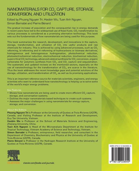Produktbild: Nanomaterials for CO2 Capture, Storage, Conversion and Utilization