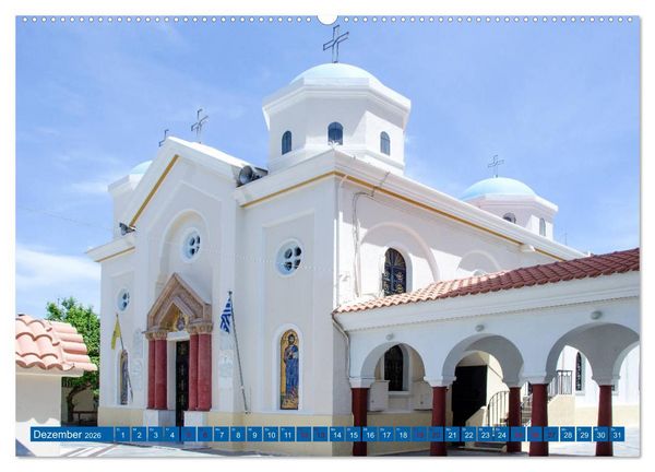 Produktbild: Griechische Insel Kos (Wandkalender 2026 DIN A2 quer), CALVENDO Monatskalender