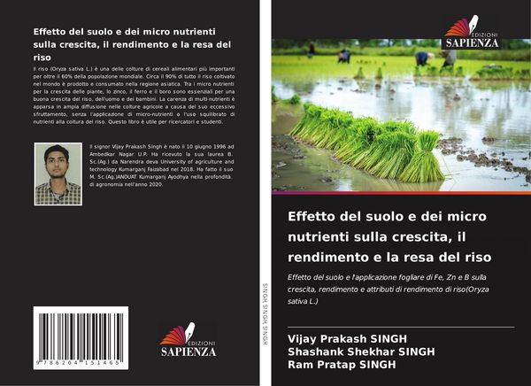 Produktbild: Effetto del suolo e dei micro nutrienti sulla crescita, il rendimento e la resa del riso