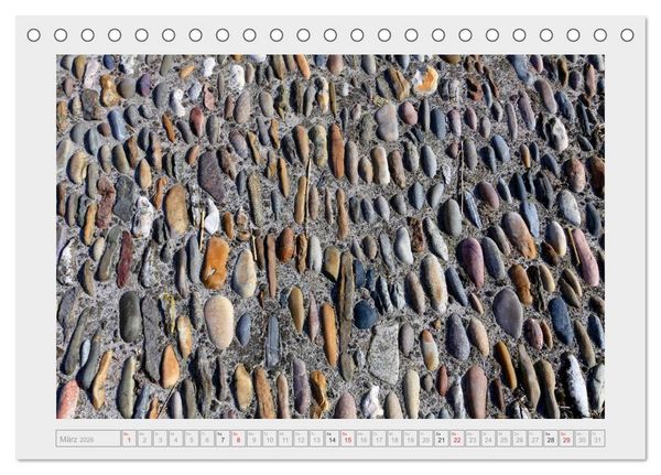 Produktbild: Die Kunst der Steine / 2026 (Tischkalender 2026 DIN A5 quer), CALVENDO Monatskalender