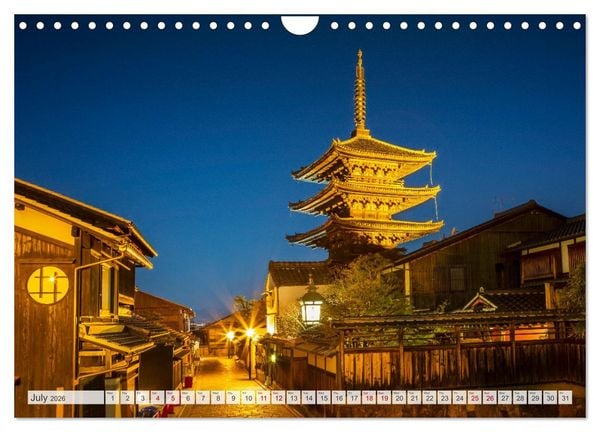 Produktbild: JAPAN Journey through time and beauty (Wall Calendar 2026 DIN A4 landscape), CALVENDO 12 Month Wall Calendar