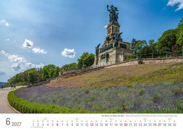 Produktbild: Der Rhein von Mainz bis K&ouml;ln 2027 Bildkalender A3 Spiralbindung