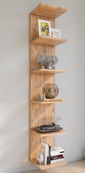 Produktbild: Holz Wandregal H&auml;ngeregal Regal Deko Board Lazas
