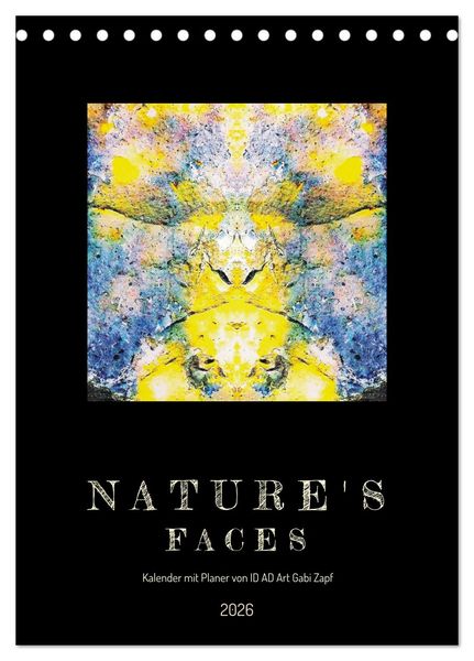 Produktbild: Nature's Faces (Tischkalender 2026 DIN A5 hoch), CALVENDO Monatskalender