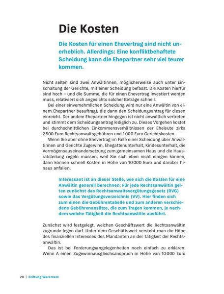 Produktbild: Der Ehevertrag