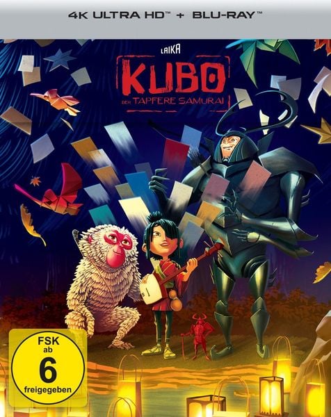 Kubo - Der tapfere Samurai - Steelbook (4K Ultra HD) (+ Blu-ray)