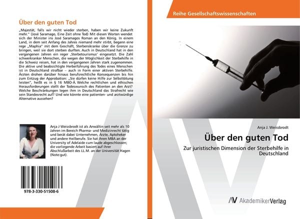 Über den guten Tod, Taschenbuch von Anja J. Weissbrodt, AV Akademikerverlag, 9783330515086