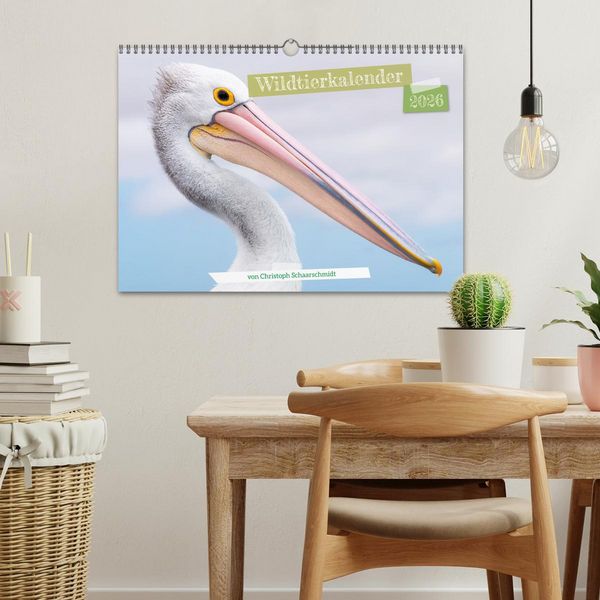 Produktbild: Wildtierkalender (Wandkalender 2026 DIN A3 quer), CALVENDO Monatskalender