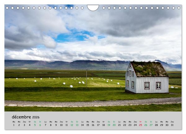 Produktbild: Surprenante Islande (Calendrier mural 2026 DIN A4 vertical), CALVENDO calendrier mensuel