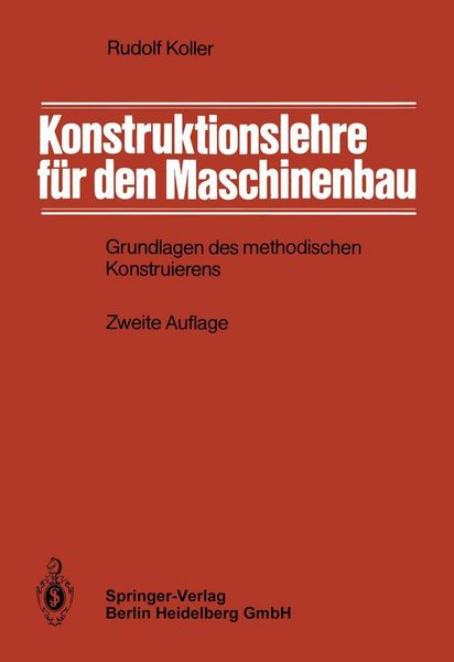 Produktbild: Konstruktionslehre f&uuml;r den Maschinenbau