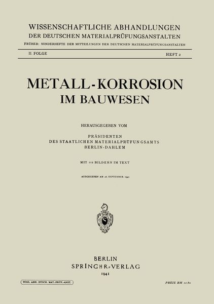Metall-Korrosion im Bauwesen, Taschenbuch von Kenneth A. Loparo, Springer Wien, 9783709158975