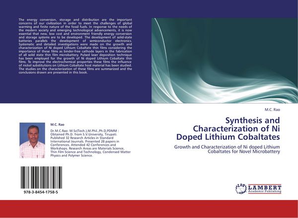 Produktbild: Synthesis and Characterization of Ni Doped Lithium Cobaltates