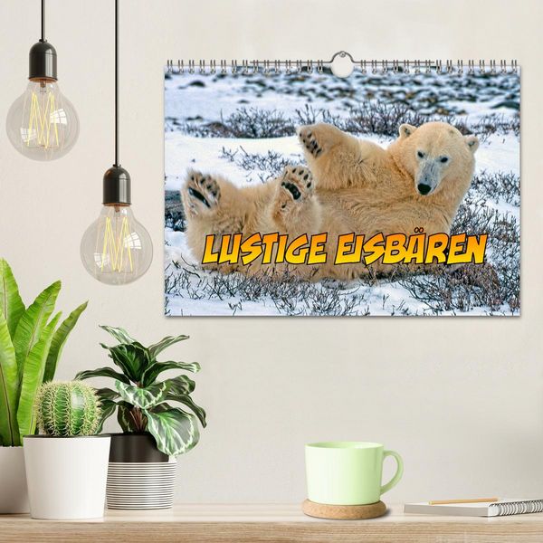 Produktbild: Lustige Eisb&auml;ren (Wandkalender 2026 DIN A4 quer), CALVENDO Monatskalender