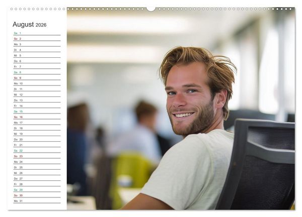 Produktbild: B&uuml;ro mit Zukunft (hochwertiger Premium Wandkalender 2026 DIN A2 quer), Kunstdruck in Hochglanz