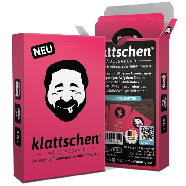 Produktbild: DENKRIESEN - klattschen&reg; - M&auml;delsabend - "Das wahrscheinlich beste Trinkspiel aller Zeiten"