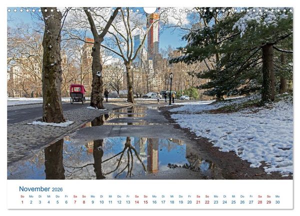 Produktbild: Die New Yorker City (Wandkalender 2026 DIN A3 quer), CALVENDO Monatskalender