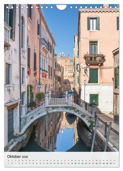 Produktbild: Venedig - Zwischen Wasser und Himmel (Wandkalender 2026 DIN A4 hoch), CALVENDO Monatskalender