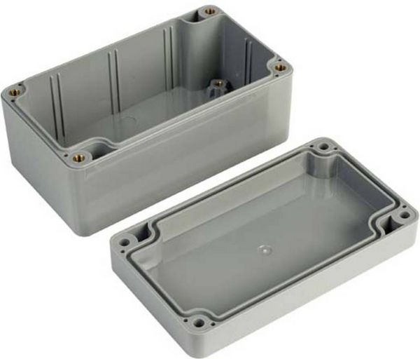 Produktbild: Gainta G308 Geh&auml;use 115 x 65 x 55 ABS Kunststoff Dark-Grey 1St.