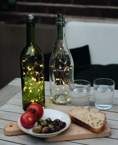 Produktbild: Blatt & Bl&uuml;te Flaschenlicht