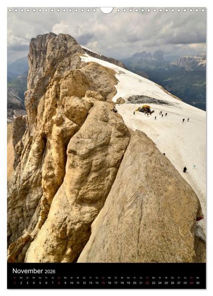 Produktbild: Dolomiten &ndash; Eine Gipfelparade (Wandkalender 2026 DIN A3 hoch), CALVENDO Monatskalender