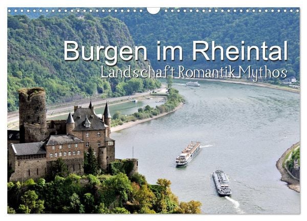 Produktbild: Burgen im Rheintal - Landschaft, Romantik, legend (Wandkalender 2026 DIN A3 quer), CALVENDO Monatskalender