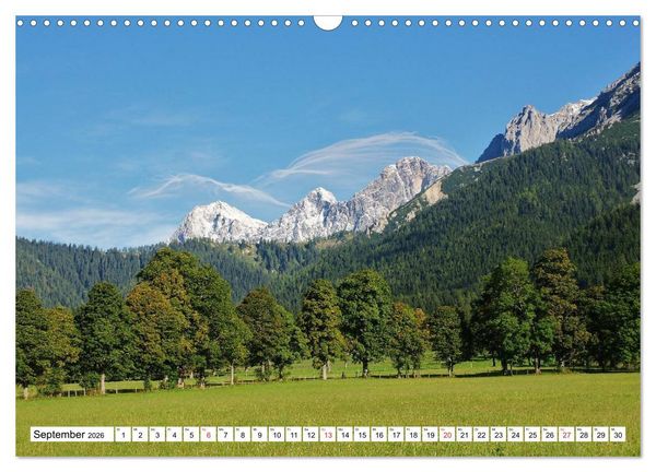Produktbild: Die Alpen im Herzen von &Ouml;sterreich (Wandkalender 2026 DIN A3 quer), CALVENDO Monatskalender