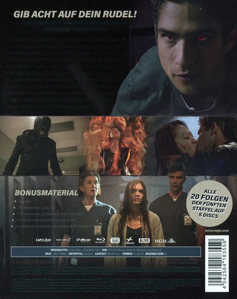 Produktbild: Teen Wolf - Staffel 5 [5 BRs]