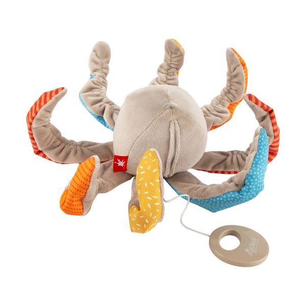 Produktbild: Sigikid 43534 - Baby Spieluhr Pl&uuml;sch-Oktopus/Krake, Melodie: Piraten der Karibik, 12x12x24cm