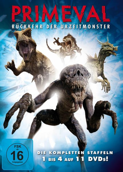 Primeval - Rückkehr der Urzeitmonster/Staffel 1-4 - Box-Set [11 DVDs]