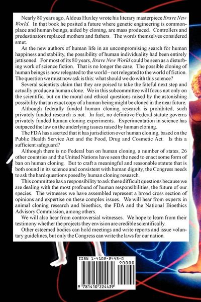 Produktbild: Issues Raised by Human Cloning Research