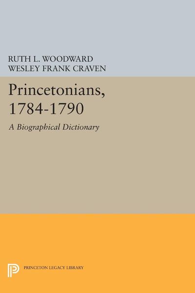Produktbild: Princetonians, 1784-1790