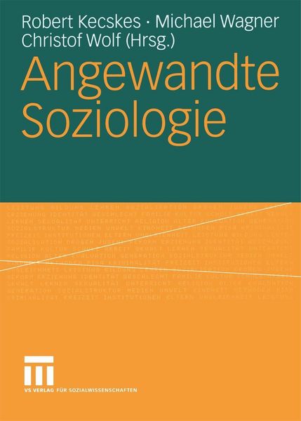 Produktbild: Angewandte Soziologie