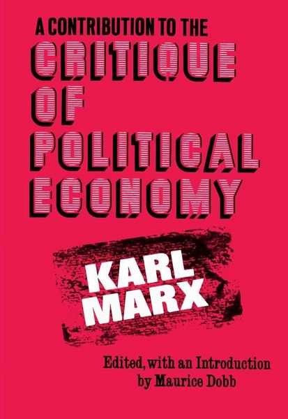 Produktbild: A Contribution to the Critique of Political Economy