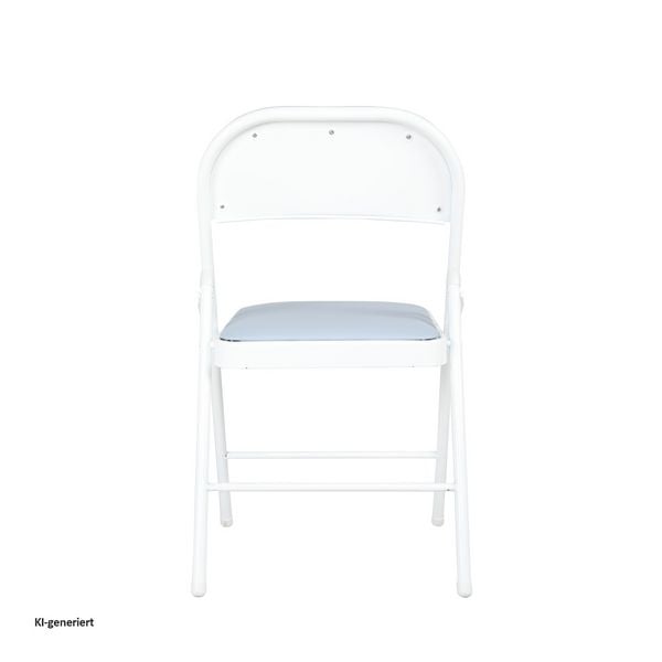 Produktbild: HTI-Living Klappstuhl Kunstleder Gestell Wei&szlig; 6er-Set Klappstuhl Kunstleder Gestell Wei&szlig; 6er-Set