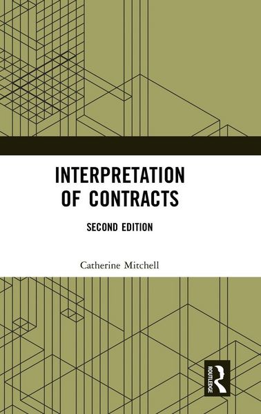 Produktbild: Interpretation of Contracts