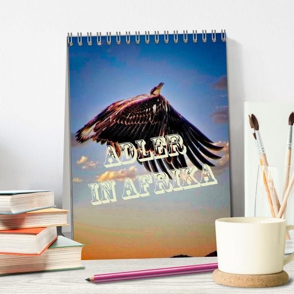 Produktbild: Adler in Afrika (Tischkalender 2027 DIN A5 hoch), CALVENDO Monatskalender