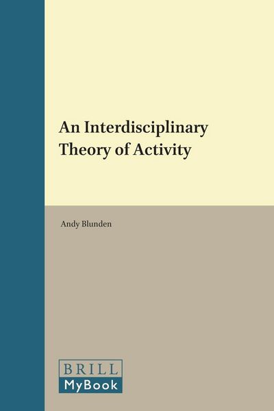 Produktbild: An Interdisciplinary Theory of Activity