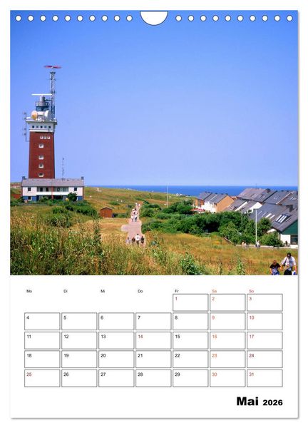 Produktbild: Helgoland, Perle der Nordsee (Wandkalender 2026 DIN A4 hoch), CALVENDO Monatskalender