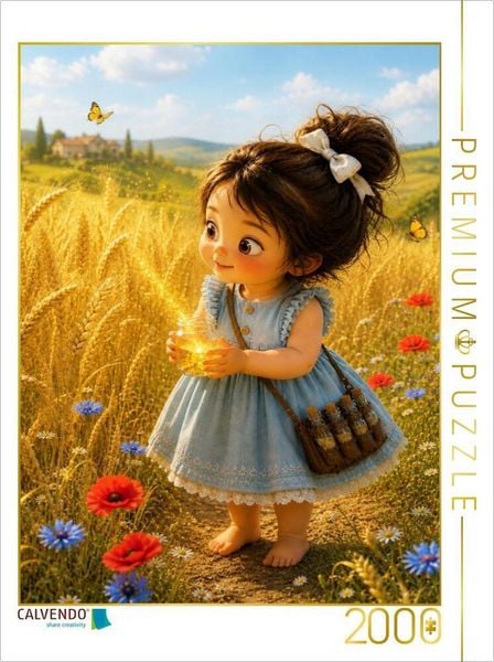 CALVENDO Puzzle Das Leuchten der Ähren | 2000 Teile Lege-Größe 90 × 67 cm Foto-Puzzle für glückliche Stunden