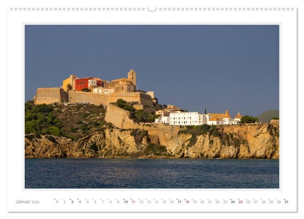 Produktbild: Ibiza und Formentera Impressionen (Wandkalender 2026 DIN A2 quer), CALVENDO Monatskalender